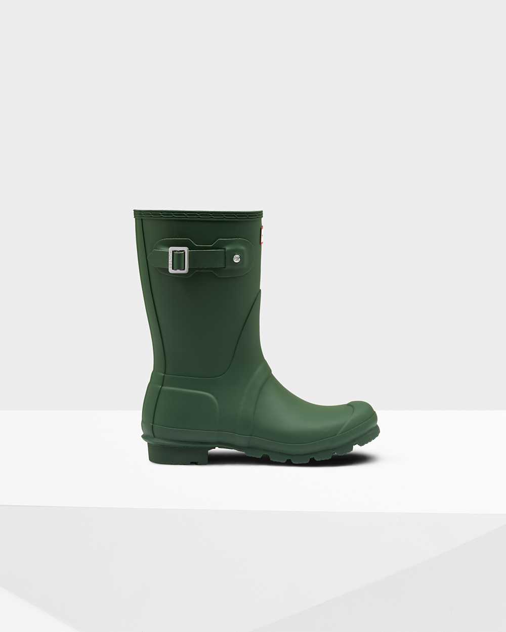 Botas De Agua Mujer - Hunter Original Short Mid-Calf Verde - GFMRKZ-630 - Verde